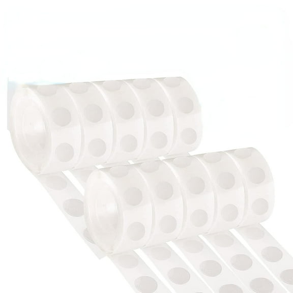 1000 Pieces Clear Glue Points Dots Double Sided Adhesive Removable for Balloons Craft Sticky