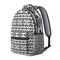thumbnail image 2 of Vintage Folk Art Boho Chic Backpack - Spacious 17" Laptop Carrier with Reinforced Straps | Ethnic Pattern College Rucksack for Women & Men, Durable Campus Essential Organizer for Daily Use, 2 of 6
