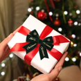 thumbnail image 4 of Christmas Velvet Wired Edge Ribbon,0.98 Inch Wide Xmas Ribbon,Craft Supply for Tree Decor Gift Wrapping Wreath Garland Bow Making,Indoor Outdoor Farmhouse Xmas Holiday Decor, 4 of 5