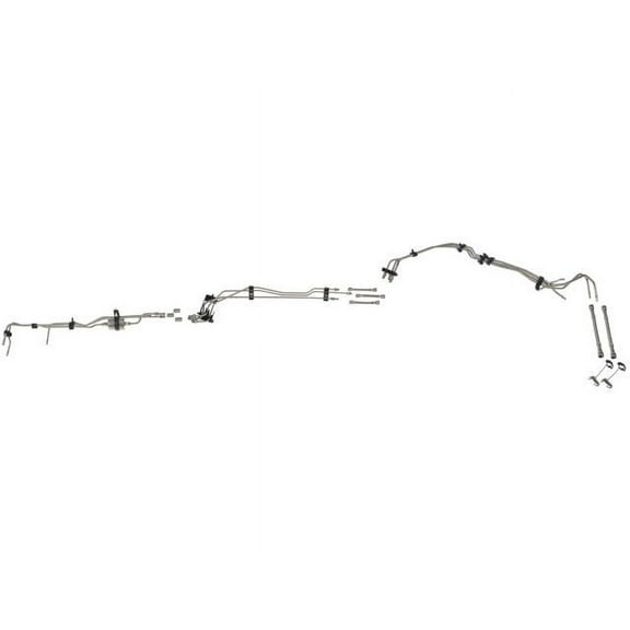 Front Fuel Line - Feed, Evap and Return - Compatible with 1999 - 2003 Chevy Silverado 1500 Extended Cab Pickup 2000 2001 2002