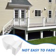 AURARMLET PVC Square Fence Cap Cover, Easy-Install Replacement Part for ...