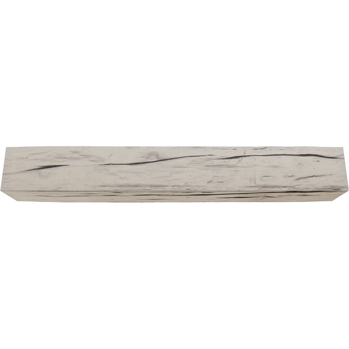 Ekena Millwork 12"W x 8"H x 10'L 3-Sided (U-beam) Riverwood Endurathane Faux Wood Ceiling Beam, Burnished Pine