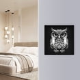 thumbnail image 5 of Dailycode Light Switch Plate Covers 2 Gang Wall Plate Plastics Outlet Covers for Kitchen Home Office Decor White Hand Drawn Owl, 5 of 8