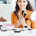thumbnail image 2 of Máquina limpiadora automática profesional de brochas de maquillaje Brochas de maquillaje, 2 of 5