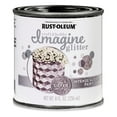 thumbnail image 3 of Rust-Oleum Imagine Glitter Silver Water-Based Glitter Paint Interior 8 oz, 3 of 4