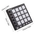 thumbnail image 2 of HXBER Controlador MIDI Beat Maker Machine 6 perillas asignables Repetición de notas Botones de nivel, 2 of 7
