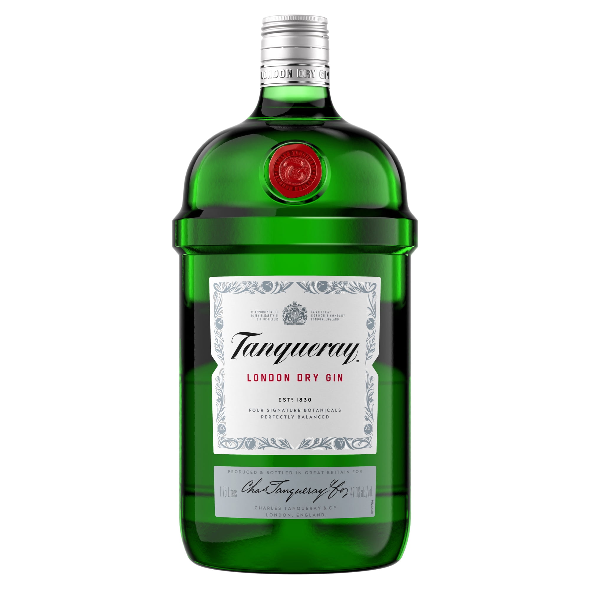 Tanqueray London Dry Gin, 1.75 L, 47% ABV