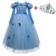 thumbnail image 1 of Vestido de princesa para niña, disfraz de Halloween, fiesta de Navidad, disfraz de carnaval, 2023 Fivean unisex, 1 of 2