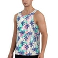 thumbnail image 2 of Haiem Palm Leaves Men Workout Tank Top Gym Bodybuilding Sleeveless Muscle T Shirts Athletic Tank Breathable Workout Shirt-Medium, 2 of 9