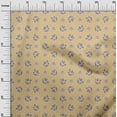 thumbnail image 3 of oneOone Rayon Dark Beige Fabric Floral Fabric For Sewing Printed Craft Fabric By The Yard 56 Inch Wide, 3 of 4