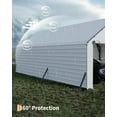 thumbnail image 6 of 20x25 FT Roofing Panels for Metal Carport, Heavy Duty Galvanized Steel Carport Kits – 27 Ga. Ribbed Panels (60.23" x 19.68"), 16 Pcs, 132 sq ft Coverage – White, 6 of 8