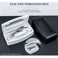 thumbnail image 6 of Jademall Nail Tool Sterilizer Tray,Plastic Disinfectant Container for Manicure Equipment,Tweezers,Hair Salon & Spa Supplies - Disinfection Box(white), 6 of 6