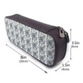 thumbnail image 3 of Lsque Flowers and Butterflies Printed Big Capacity PU Leather Pencil Case Large Pencil Pouch Stationery Pen Bag Pencil Holder for Teen, 3 of 6
