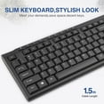 RK907 Ultra-Slim Compact USB Wired Keyboard for Mac and PC,Windows 10/8 ...