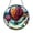 Acrylic 3.5 Inch, variant on Hot Air Balloon Sky Scene Stained Glass Style Suncatcher Window Hanging Decor, Decorative Glass Panel Art Window Ornament Nature Decor
