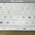thumbnail image 6 of Ambesonne Green Place Mats Set of 4, Polka Dots Hearts, Standard Size, Almond Green, 6 of 6