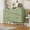 Green, variant on M optimized 6 Drawer Fluted Dresser for Bedroom, 54" Wide Modern Chest with Deep Drawers, Double Dresser TV Stand, Wooden Organizer for Living Room, Hallway