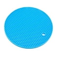 thumbnail image 1 of Tapis en Caoutchouc Antidérapant Résistant à la Chaleur Coussin Rond Coloré Tapis Antidérapant Rond en Silicone Napperon Support de Pot Tapis de Table en Silicone, 1 of 2
