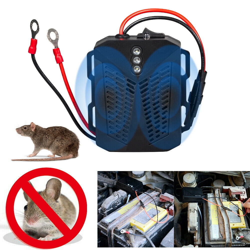12V Car Ultrasonic Mouse Repeller Vehicle Rat Rodent Pest Animal