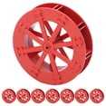 thumbnail image 1 of 8 Pcs Roue d'Eau en Plastique Rouge pour Fontaine Diy et Circulation d'Eau, 1 of 7