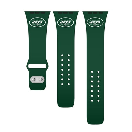 New York Jets Silicone Sport Band Compatible with Apple Watch - 42mm Green - NFL Watch
