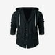 thumbnail image 3 of Blusa de manga larga con capucha para hombre, informal, de verano, de manga larga, con botones, tipo cárdigan, chaqueta con capucha, camisa de poliéster para hombre, 3 of 7
