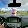 thumbnail image 4 of Qaailabf Acrylic Puppy Pendant Keychain, 8cm Decorative Charm for Car Rearview Mirror, BackPCS Accessory, Colorful Dog Ornament, Durable Fade-Resistant Acrylic Material, Hanging Decoration with, 4 of 7