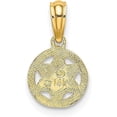thumbnail image 3 of 14K Yellow Gold Engraved Star Of David Charm - 13.5mm, 3 of 6