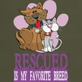 thumbnail image 3 of CafePress - Rescued Is My Favorite Breed T Shirt - Men's Classic Graphic Cotton T-Shirt, 3 of 4
