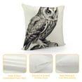 thumbnail image 4 of JEUXUS  Decorative Throw Pillow Case Cushion Covers for Sofa, Elegant Eagle Hawk Owl Series Square Throw Pillowcase, 4 of 5