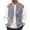 Gray, variant on dGslk Men's Classic Varsity Baseball Jacket, Red and White Letterman Bomber, Casual Sportswear, Button Closure, Comfortable Fit Black L