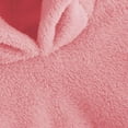 thumbnail image 7 of LIIPEE Girls Boys Plush Hoodies Solid Color Long Sleeve Hooded Fuzzy Pullover Tops With Pocket Child Comfortable Birthday Wedding Weekend Sweatshirts,Pink,6-7 Years, 7 of 7