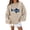 Beige, variant on Women's Oversized Roll Neck Cute Fish Graphic Sweater Vintage Soft Knit Fabric Loose Jumpers Fall Pullover Sweater  (Pink L)