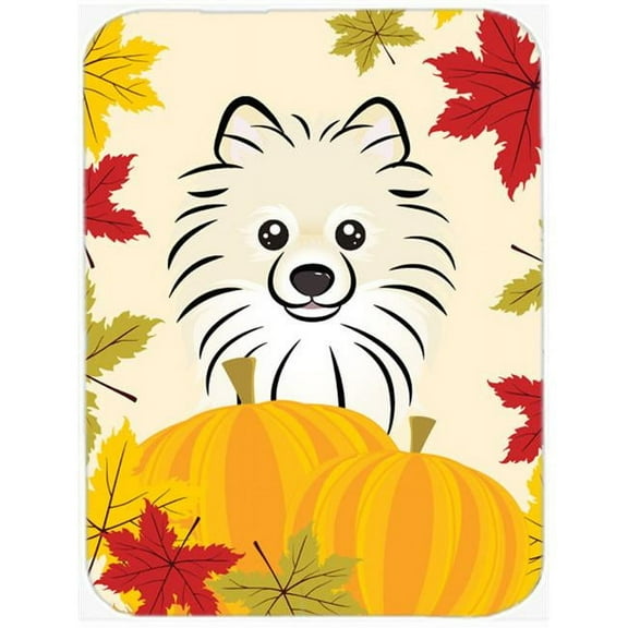 Pomeranian Thanksgiving Mouse Pad, Hot Pad or Trivet