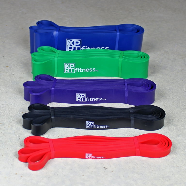 XPRT Fitness Resistance Bands Set for Home Gym and Exercise Combo