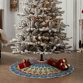 thumbnail image 4 of Sikiie Round Mandala Nativity Christmas Tree Skirt, Jesus Christian Winter Holiday Tree Mat Decoration(30-48IN), 4 of 6