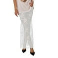 thumbnail image 3 of BUWTTER Skirts for Women High Waist Long Lace Everyday Beach Vacation Summer Maxi Lightweight Casual White Skirt M, 3 of 10