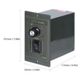 thumbnail image 2 of Speed Control Unit AC220V 2.2A 50/60Hz Speed Controller Motor Speeds Pinpoint Regulator Control Device, 2 of 8
