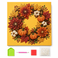 thumbnail image 2 of DIY Autumn Harvest Pumpkin Pearl Diamond Art Kit, 3D Diamond Painting Pearl Beads Art Craft for Adults Beginner, Fall Pumpkin Wall Decor DIY Craft Kit, Seasonal Home Decoration Gift, 2 of 6