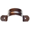 CONSTRUCTION METALS INC Gutter Formed Downspout Strap, Round, Galvanized, 2-In. CPSRD2G