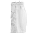 thumbnail image 4 of Amazhiyu Womens Casual Summer Shorts Wide Leg Ruffle Belted Elastic Waist with Pockets, 4 of 8