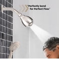 thumbnail image 6 of Shower Arm 6 Inch Stainless Steel Wall Mounted Shower Arm with 1/2 Inch Threaded IPS, Brushed Nickel Finish, 6 of 7