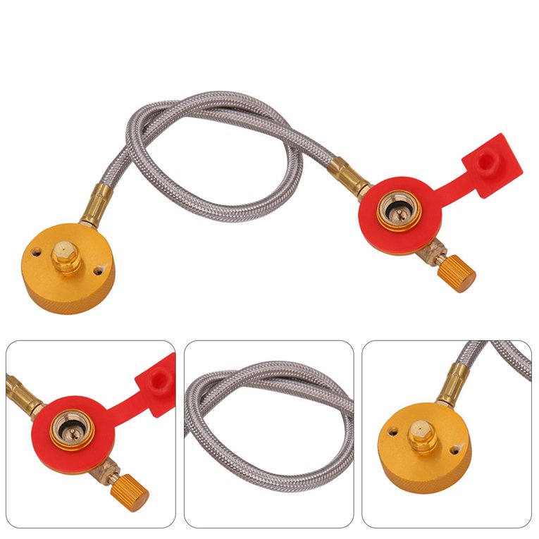 Camping Gas Stove Head Valve Adapter Converter + Hose Connection  Line+nozzle Outdoor Stove Accessories | Walmart Canada