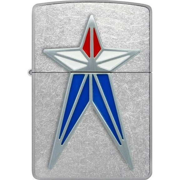Pro-Cut ZIP-48903 2024 Zippo Red, White & Blue Star Street Chrome Lighter