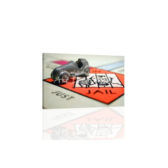 Monopoly- In Jail - Canvas or Print Wall Art