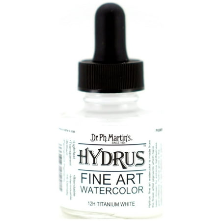 UPC: 0090385412215 | Dr. Ph. Martin s Hydrus Fine Art Watercolor  1.0 oz  Titanium White (12H)
