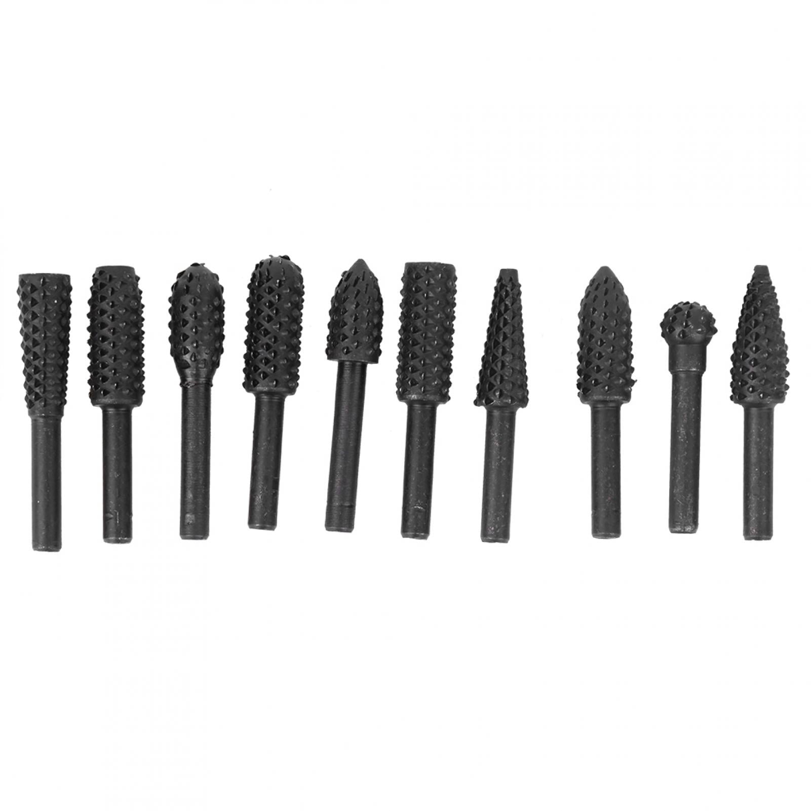 Durable  Drill Bits,  Burr, 1/8in Produce  Cavities Air Tools For Power Drills Die Grinders