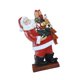 thumbnail image 3 of Estatua de Papá Noel Soledad adorno navideño para mesa escultura de resina figura 18 cm x 8,5 cm x 30 cm, 3 of 9