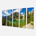 thumbnail image 2 of Greeny Alpine Reservoir - Landscape Canvas Art Print, 2 of 3