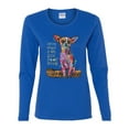 thumbnail image 3 of Dean Russo In My Mind Dog Lover Womens Graphic Long Sleeve T-Shirt, Royal, Large, 3 of 6